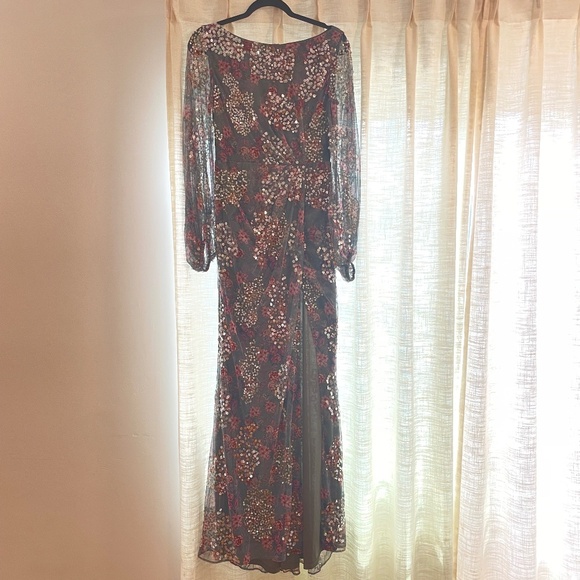 NWT Mac duggal floral dress size 4 - Picture 1 of 11